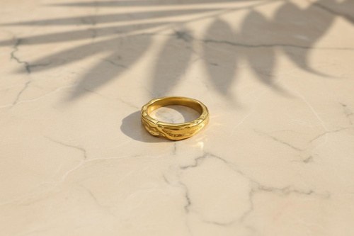 Cala Ring, Smooth ring, Stainless steel