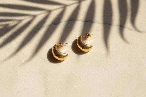 Isla Studs, Curved studs, Stainless steel